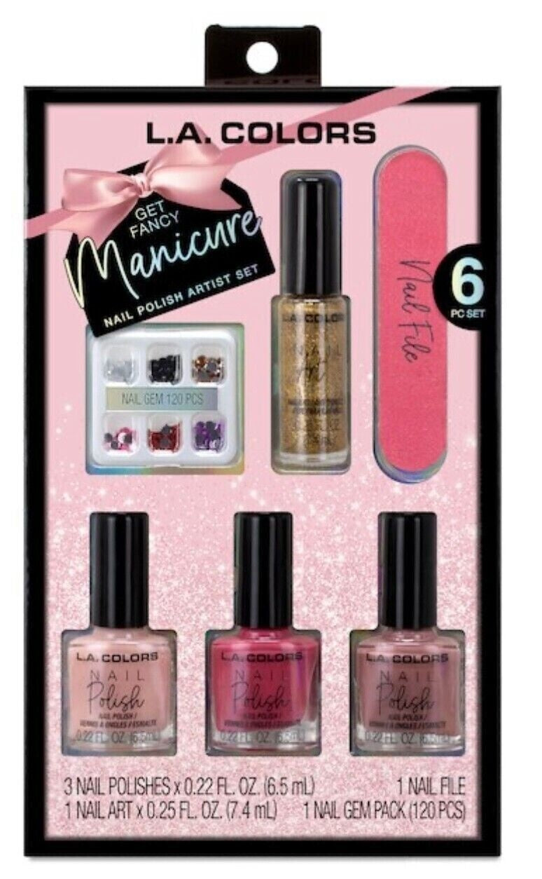 L.A. GIRL Get Fancy Manicure Nail Polish Kit (6Pcs)