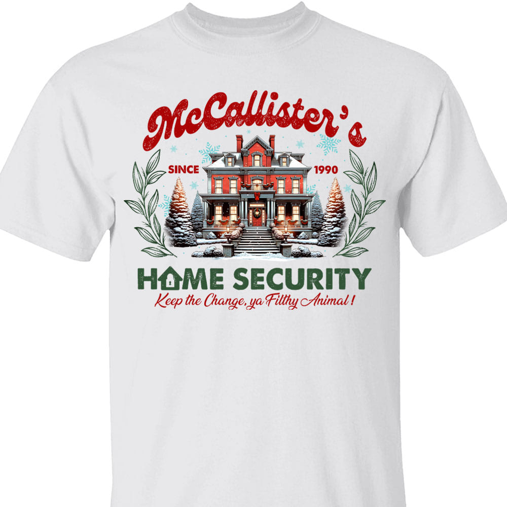 McCallister's Christmas Movie Shirt, Christmas 90's Movie Sweater, Funny Christmas Sweatshirt T1635