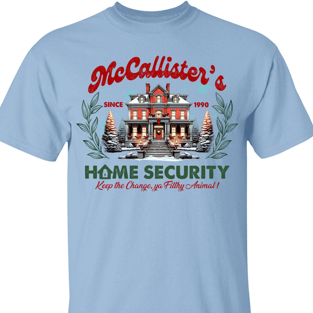 McCallister's Christmas Movie Shirt, Christmas 90's Movie Sweater, Funny Christmas Sweatshirt T1635