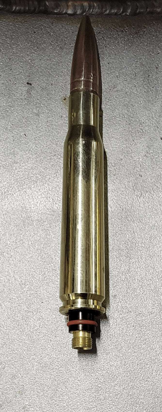 50 Cal BMG Long Bullet Tig Welding Back Cap