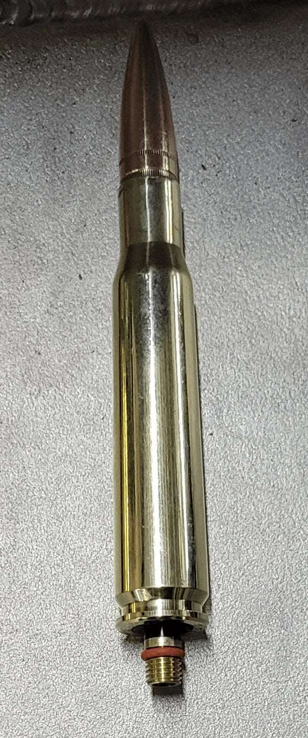 50 Cal BMG Long Bullet Tig Welding Back Cap