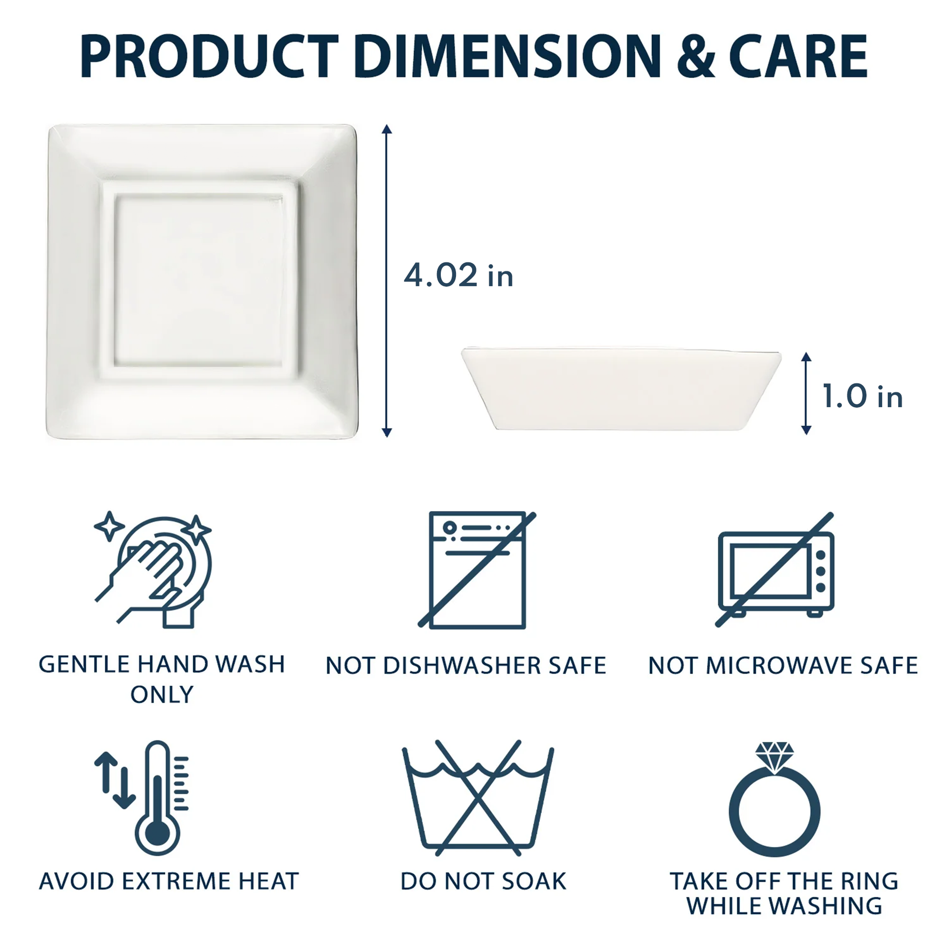 A Sweet Ending To A New Beginning - Personalized Jewelry Dish - Graduation Motivation Gift For Her/Him, Daughter/Son, Grad Ceremony, Commencement