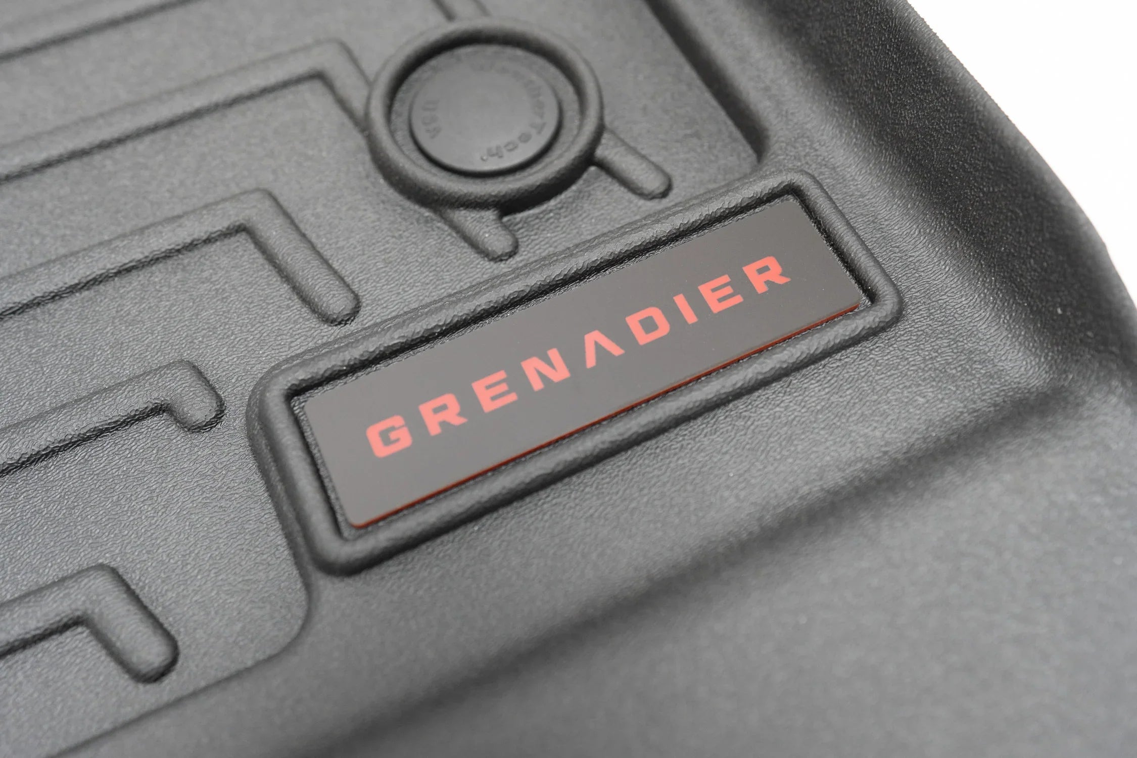 "Grenadier" Weathertech Floor Mat Logo (Etched Acrylic) - Universal