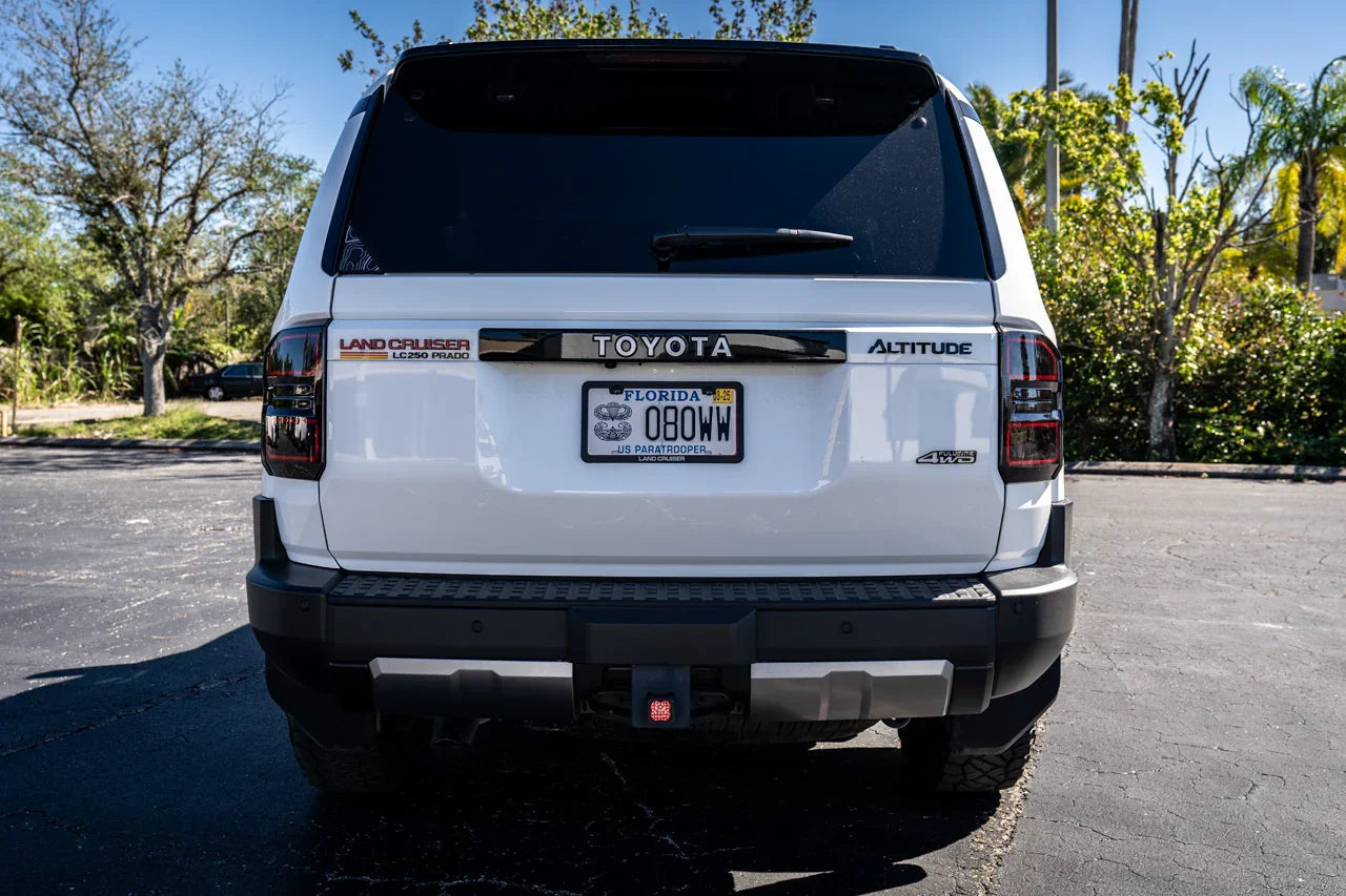 "Land Cruiser" Slim License Plate Frame - Black, Pair