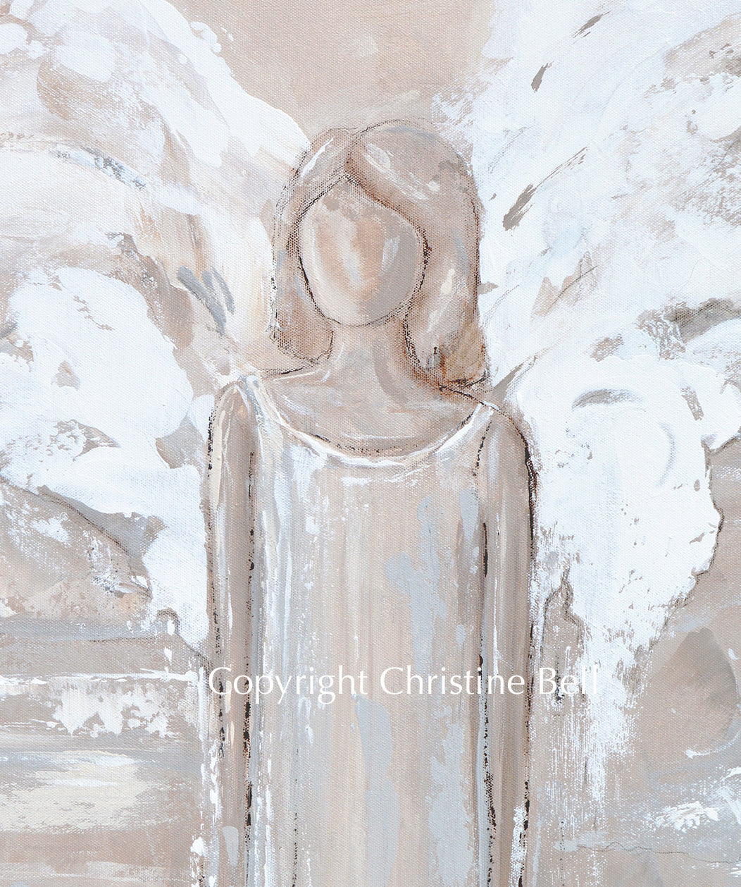 "Let Me Guide You" GICLEE PRINT ANGEL PAINTING