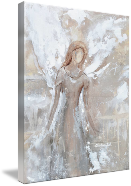 "Guiding Your Way" Giclee Canvas Print Angel