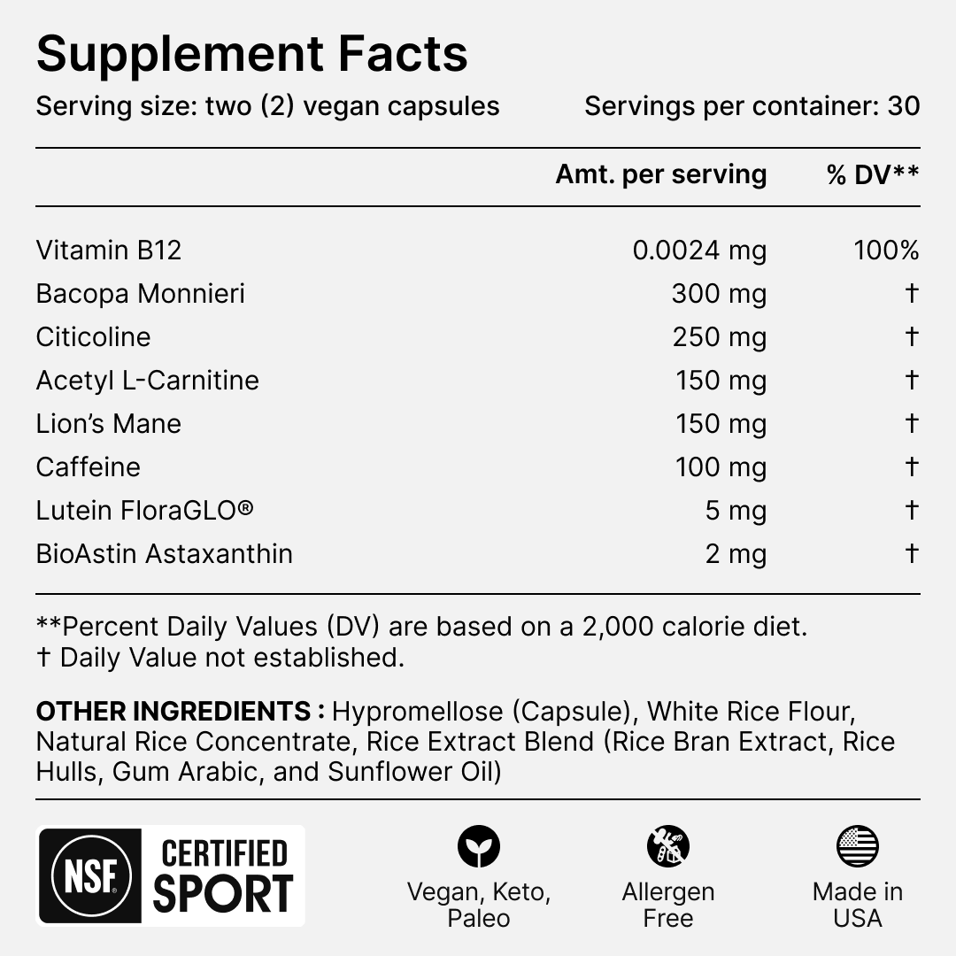 Xnergy: A.M. Nootropic for Calm Energy, Focus & Motivation - RaeJais
