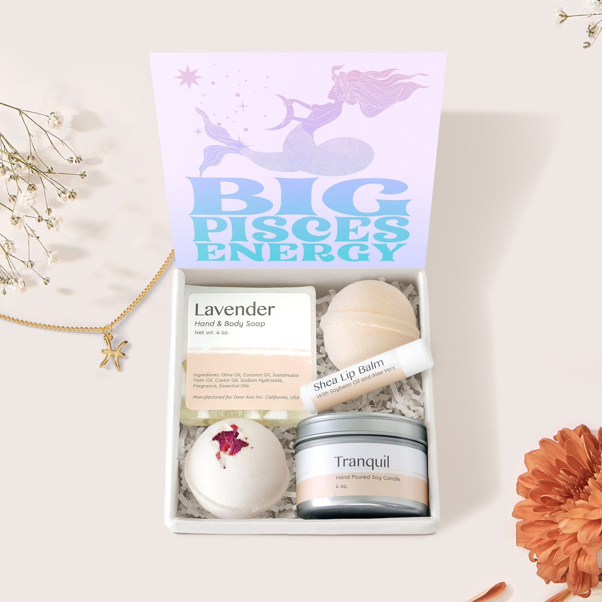 Big Pisces Energy Zodiac Gift Box Set