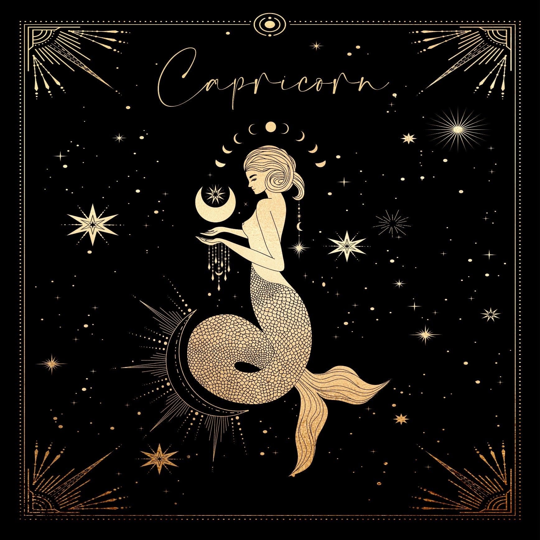 Capricorn Deity Zodiac Gift Box Set