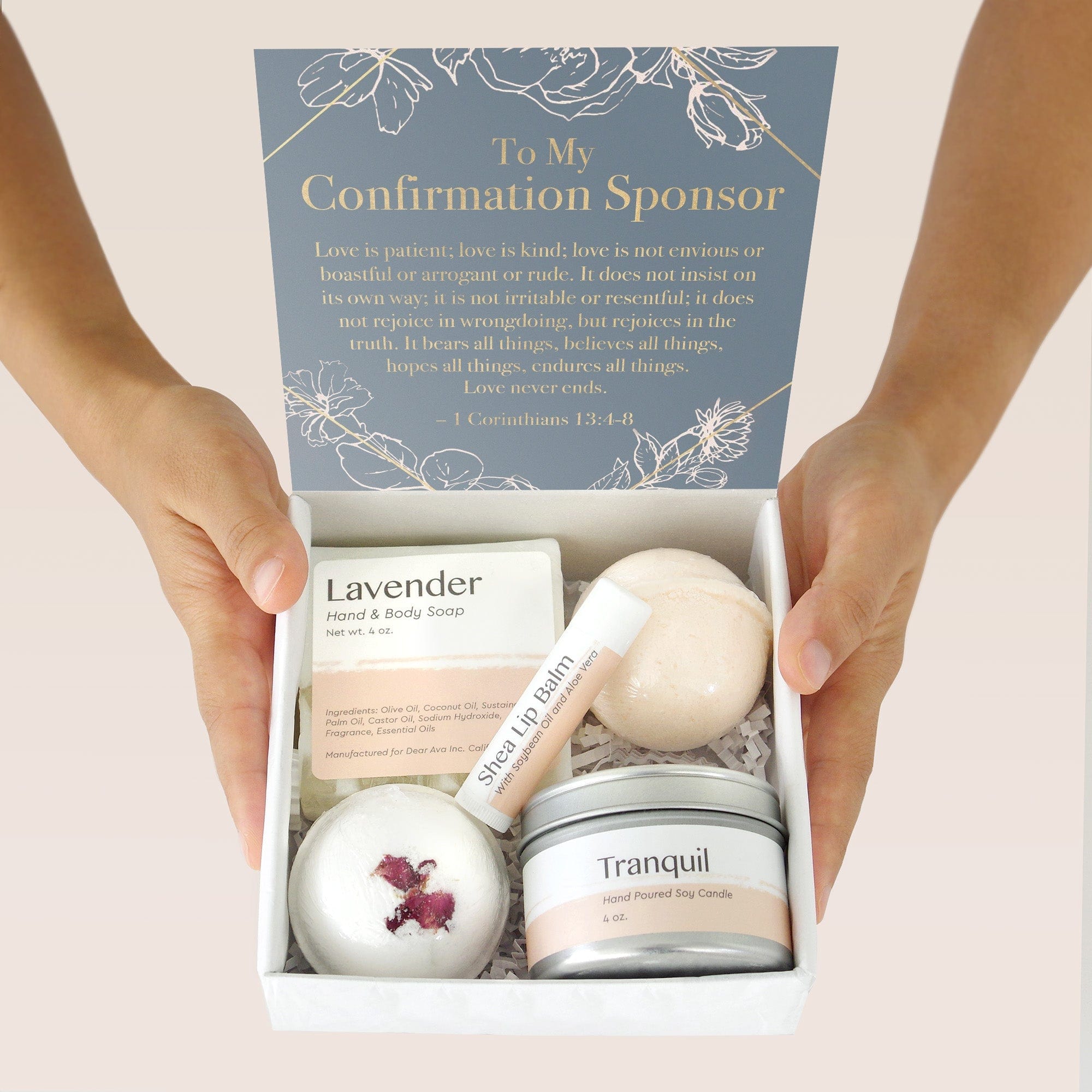 Confirmation Sponsor Spa Gift Box