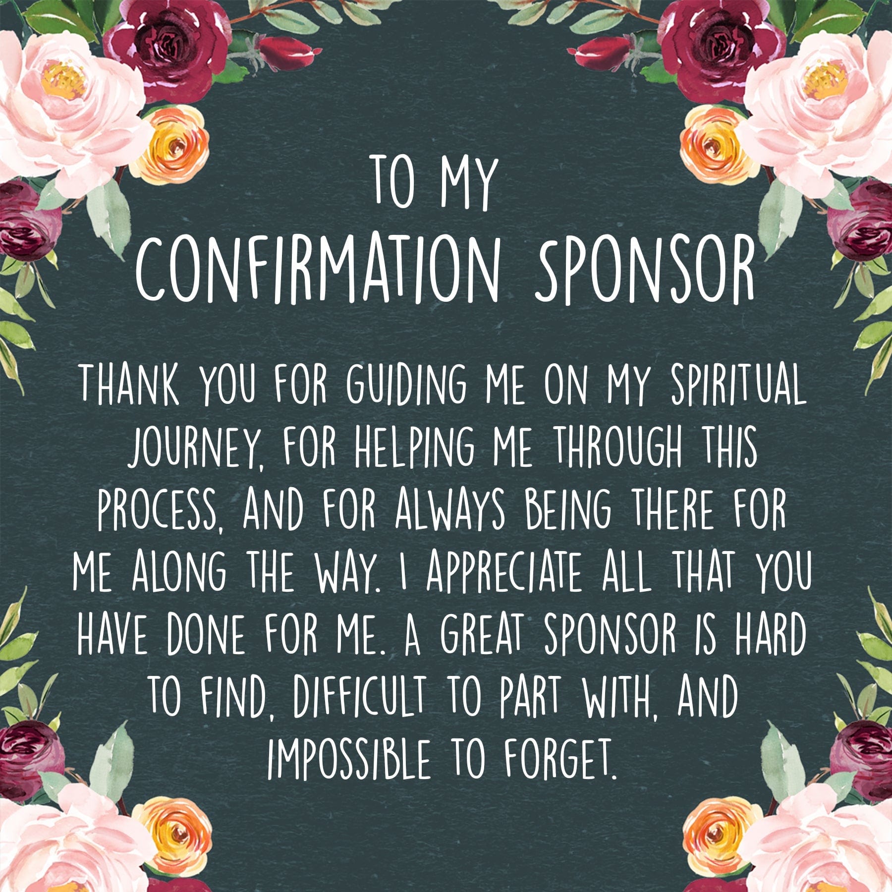 Confirmation Sponsor Spa Gift Box