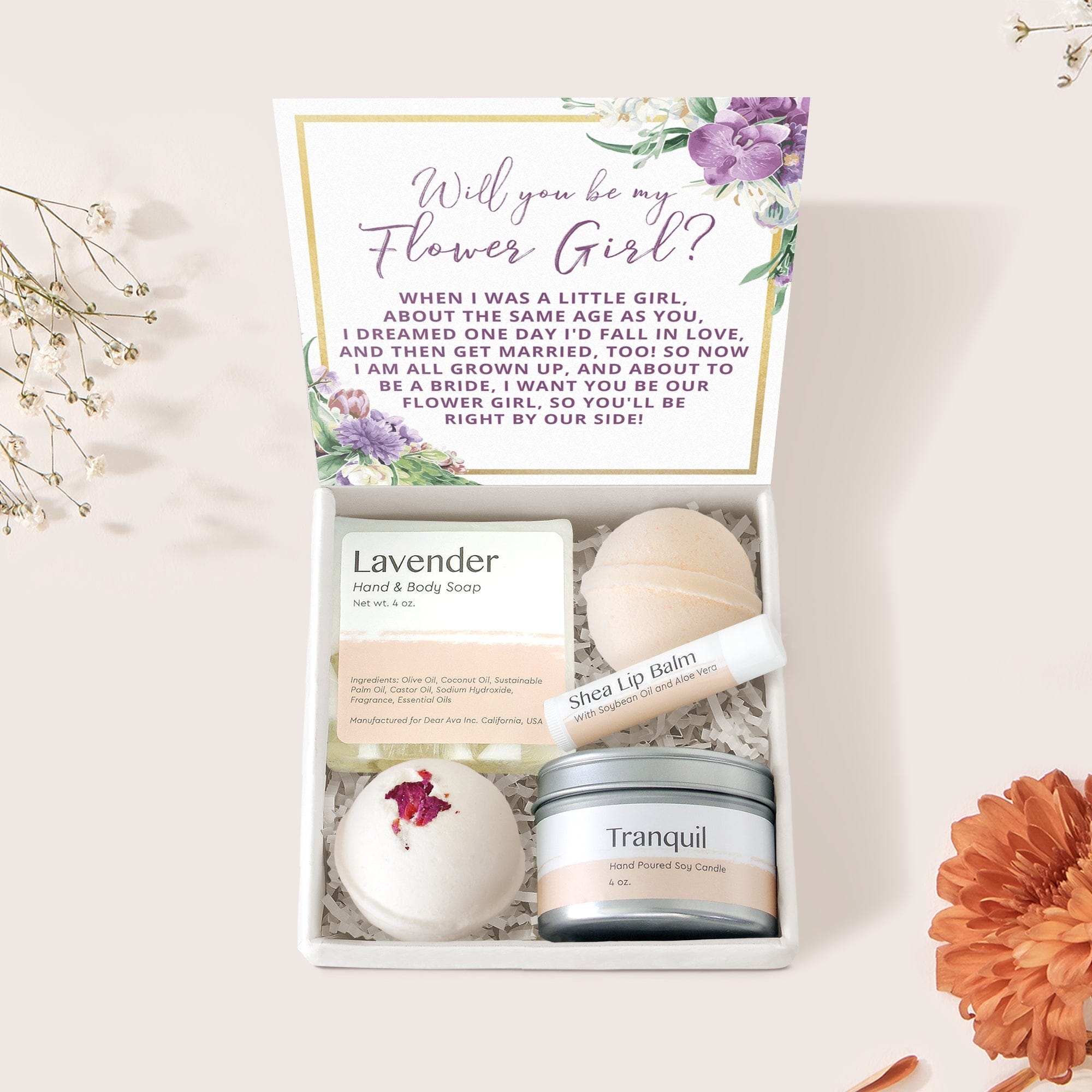 Flower Girl Spa Gift Box