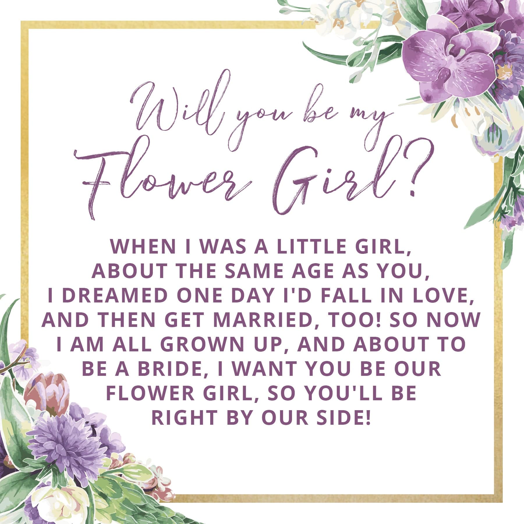 Flower Girl Spa Gift Box