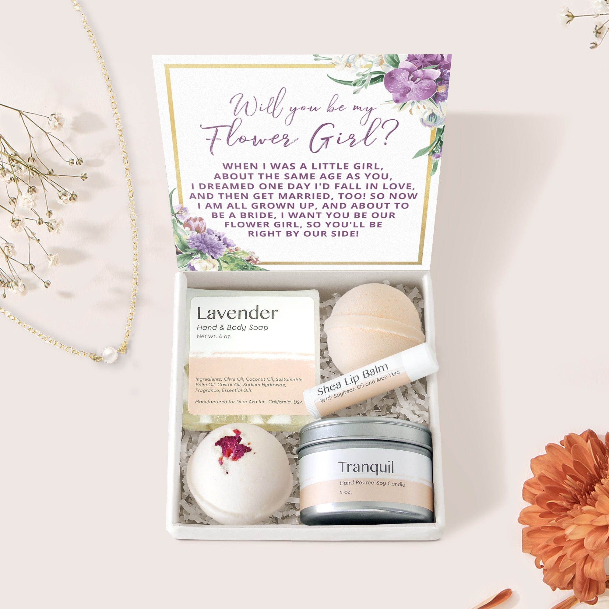 Flower Girl Spa Gift Box