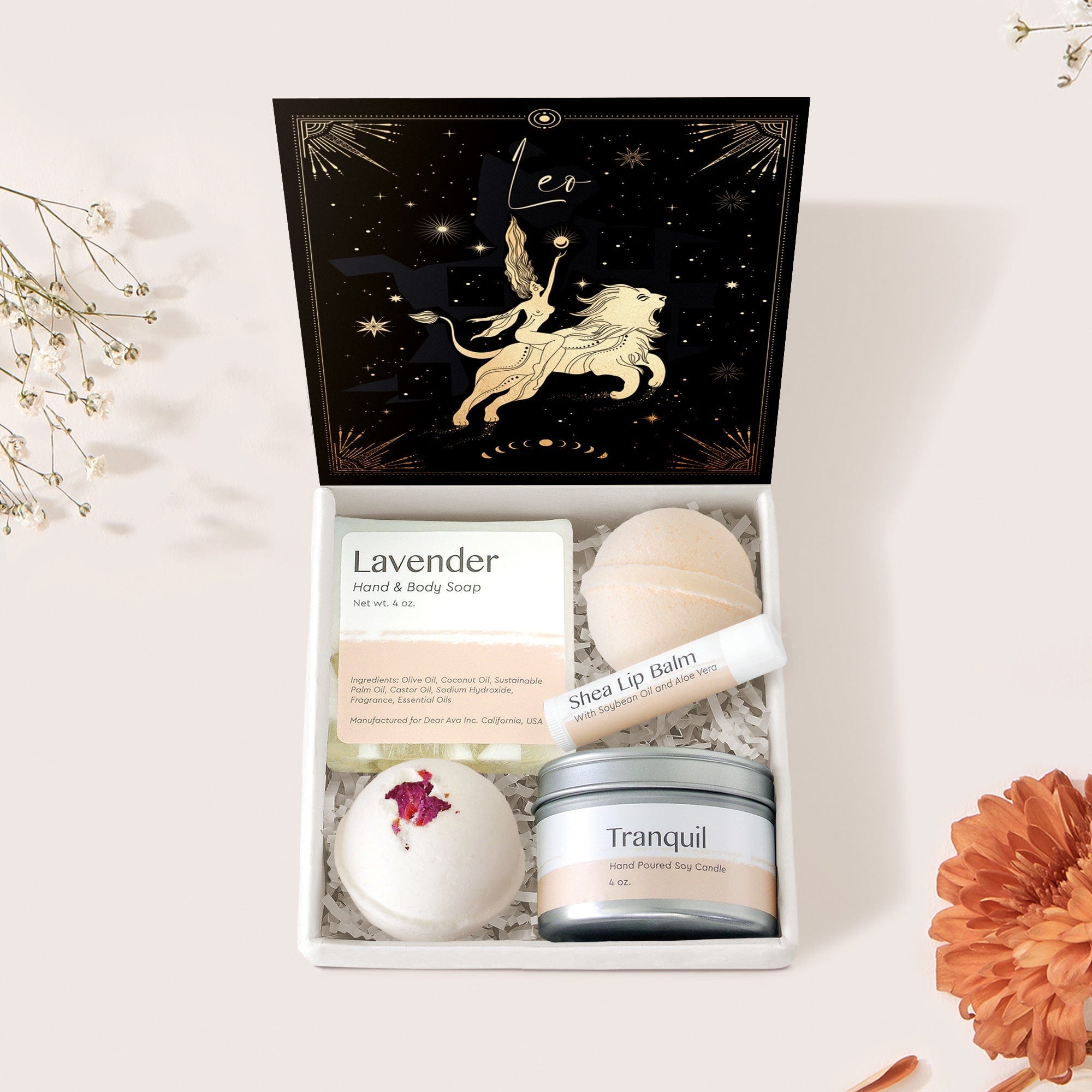 Leo Deity Zodiac Gift Box Set