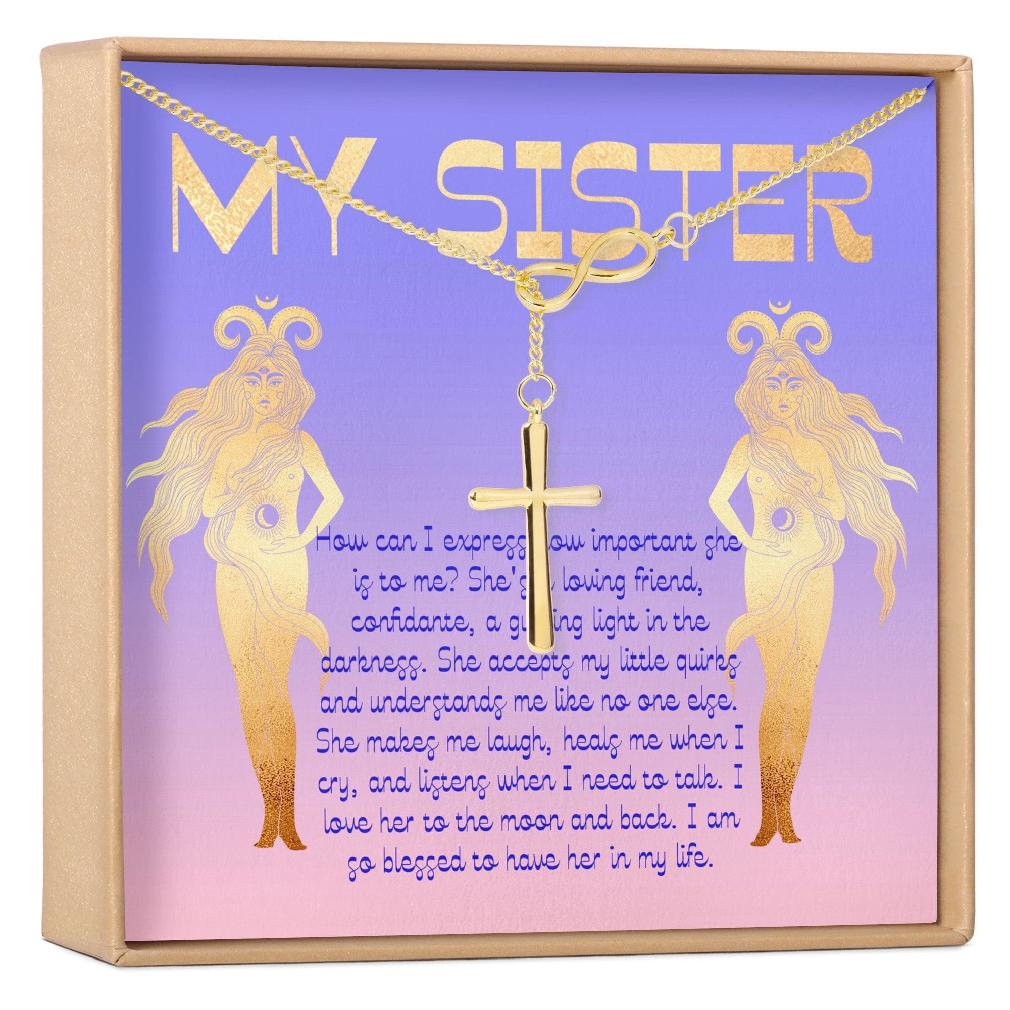 Sister Christmas - Heartfelt Card & Jewelry Gift Set