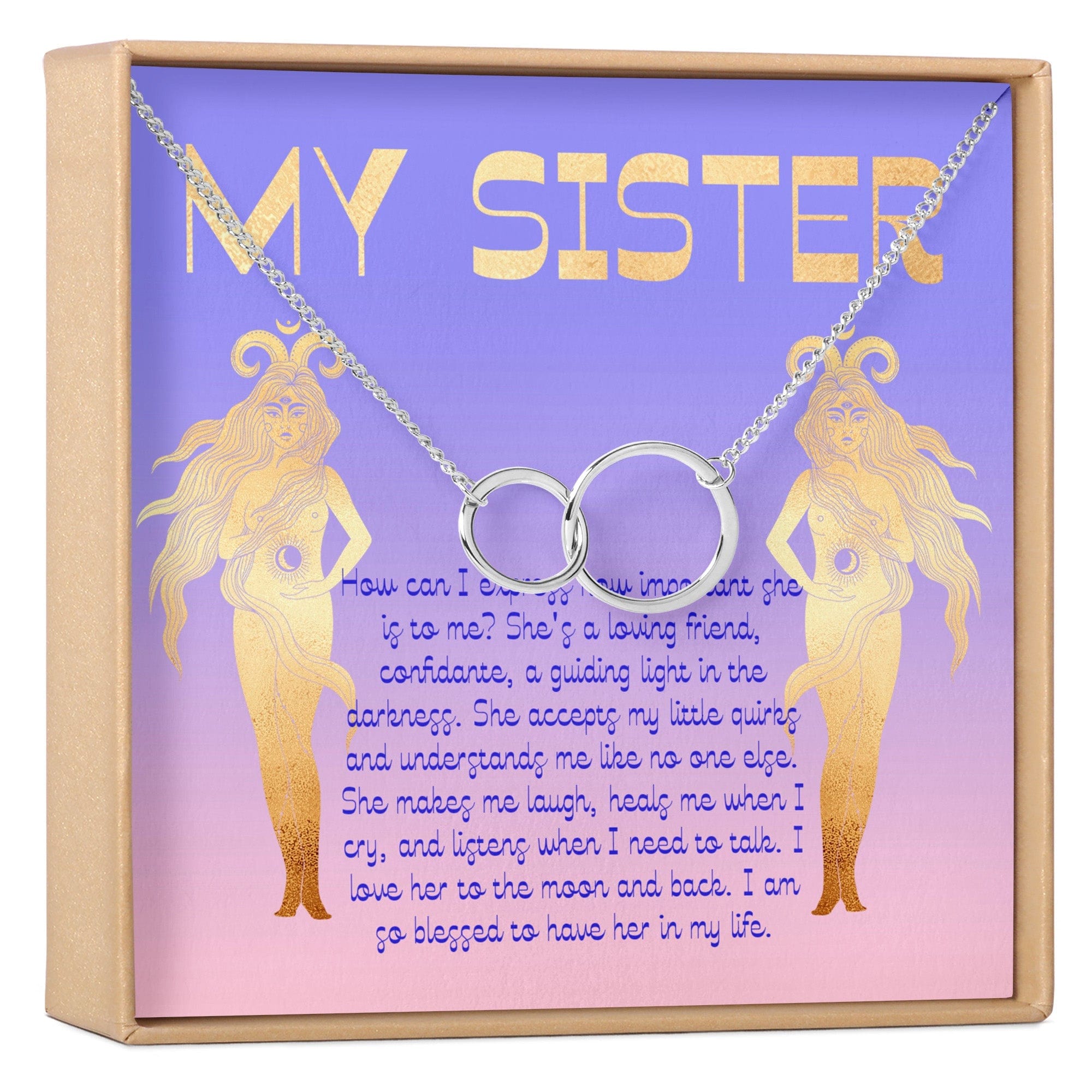 Sister Christmas - Heartfelt Card & Jewelry Gift Set