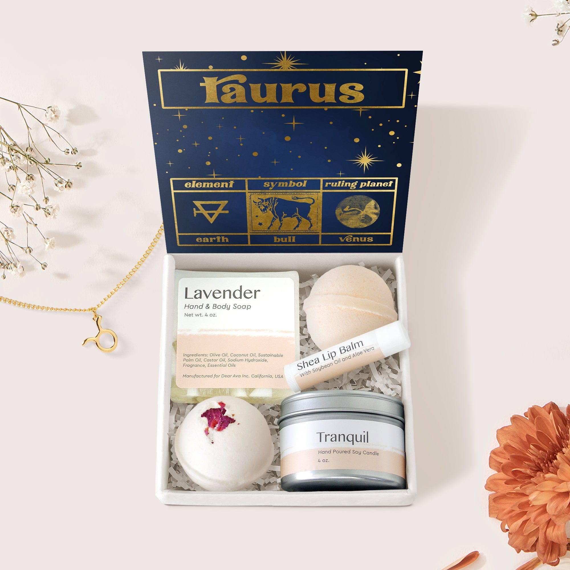 Taurus Zodiac Gift Box Set