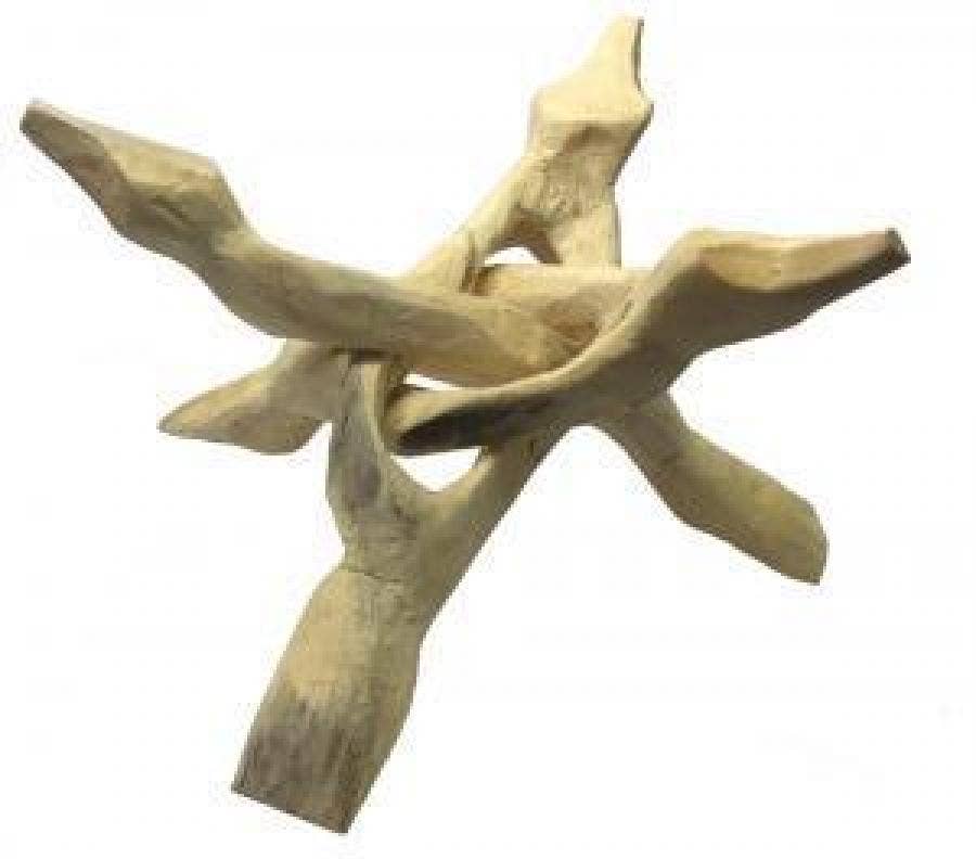 Abalone shell ash tray/ wooden Stand / Sage
