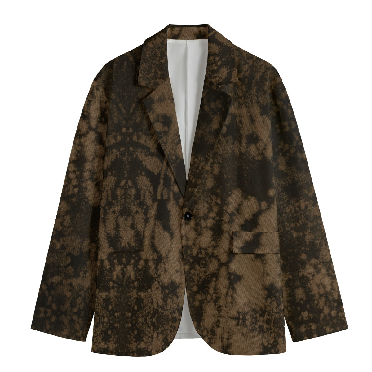 Oxidation Wash Cotton Men&amp;#39;s Blazer Jacket