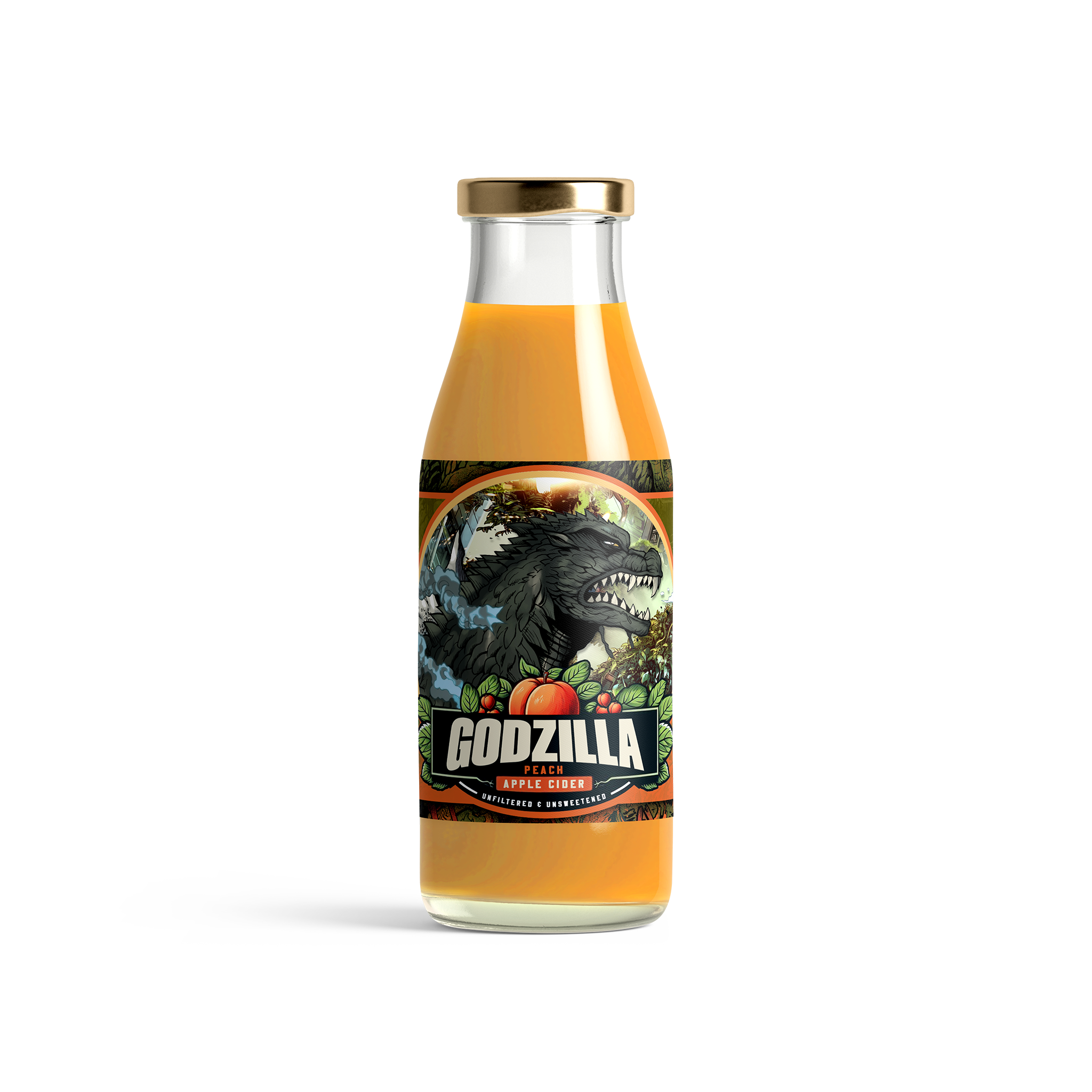 Godzilla&amp;#39;s Peach Apple Cider