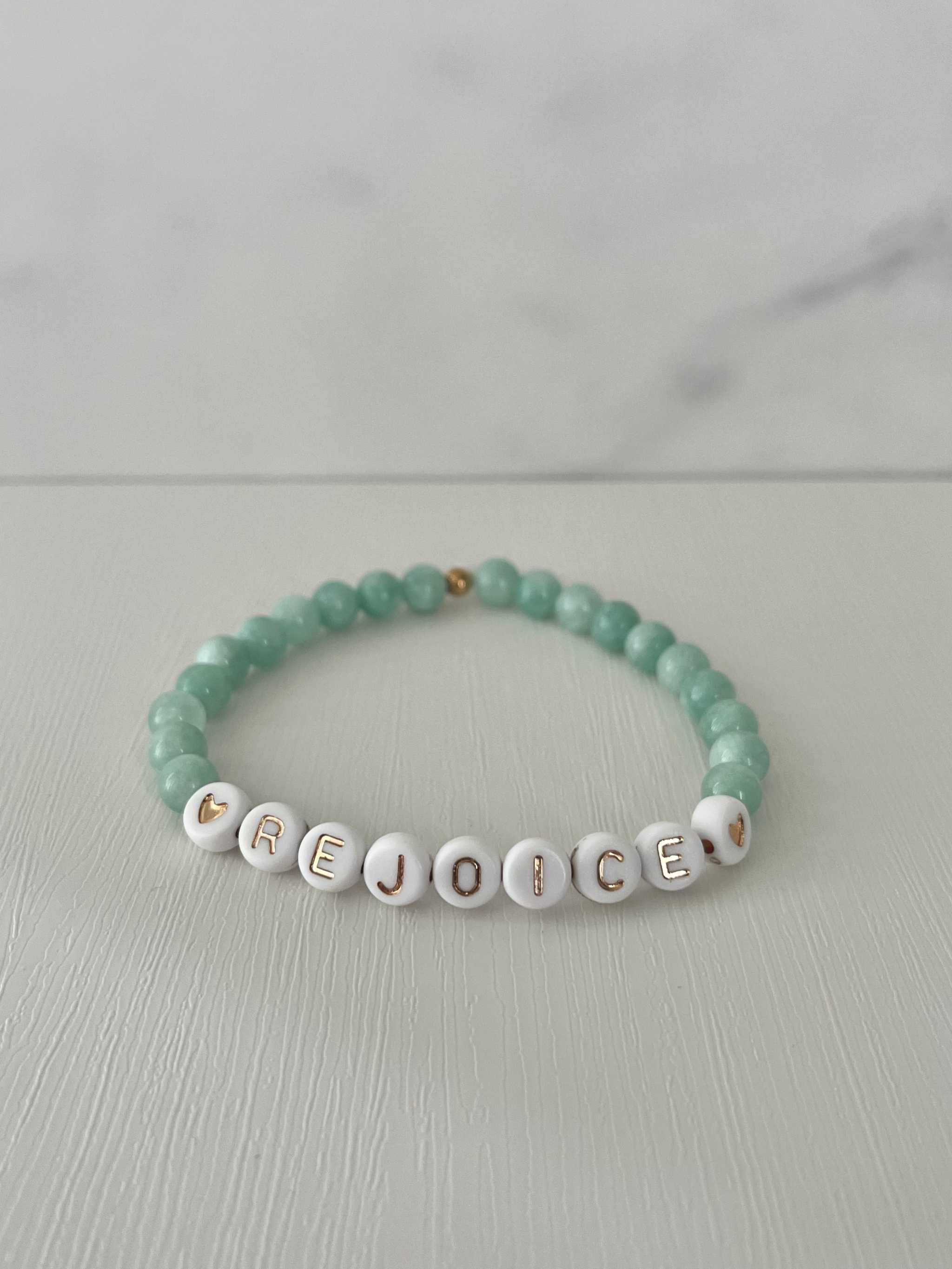 Rejoice Green Jade Bracelet | Beautiful Faith-Inspired Jewelry