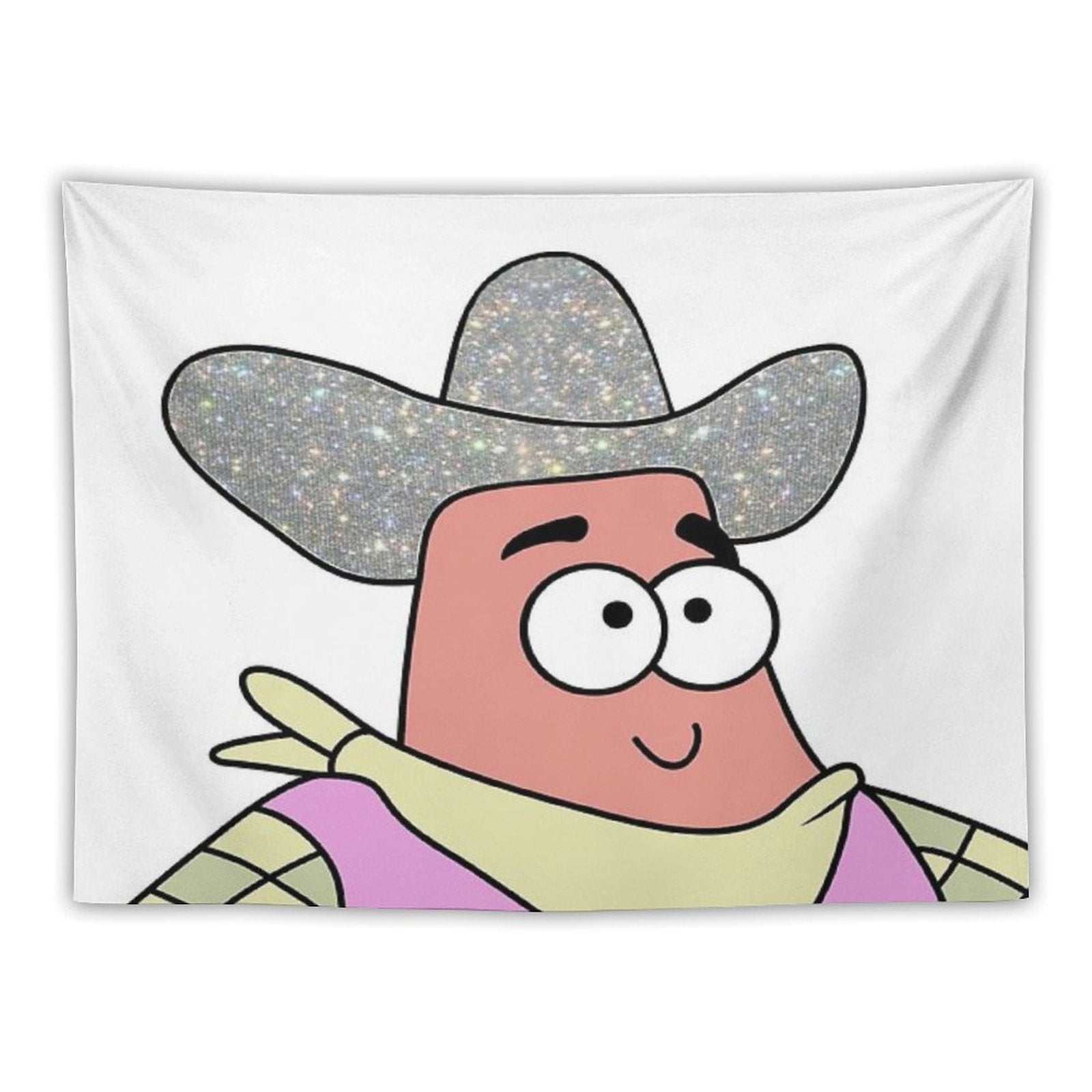 Yeehaw Patrick Star Tapestry