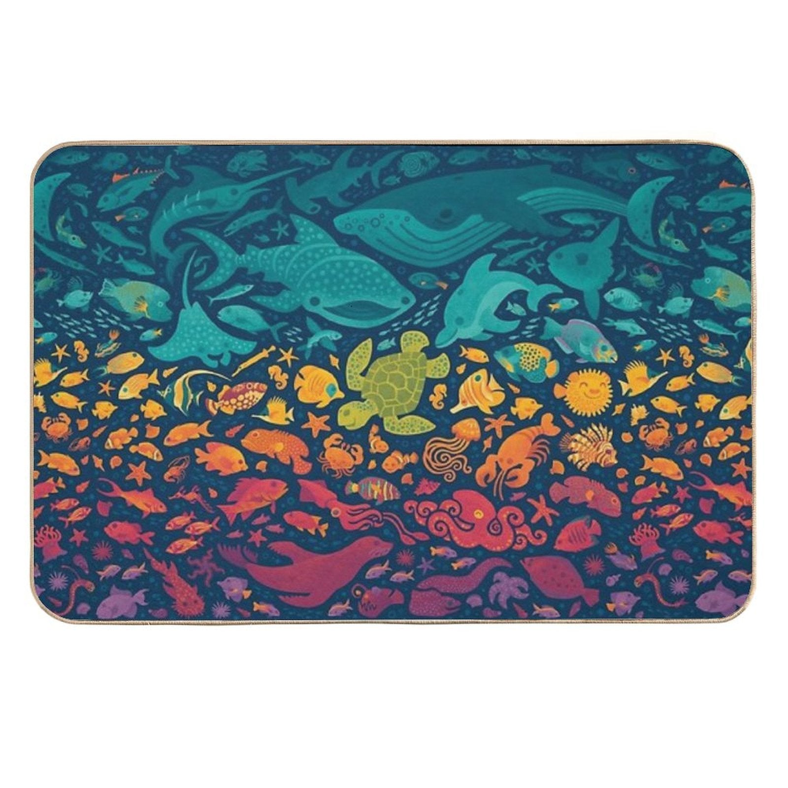 Aquatic Spectrum 2  Anti-Trip Bath Mat