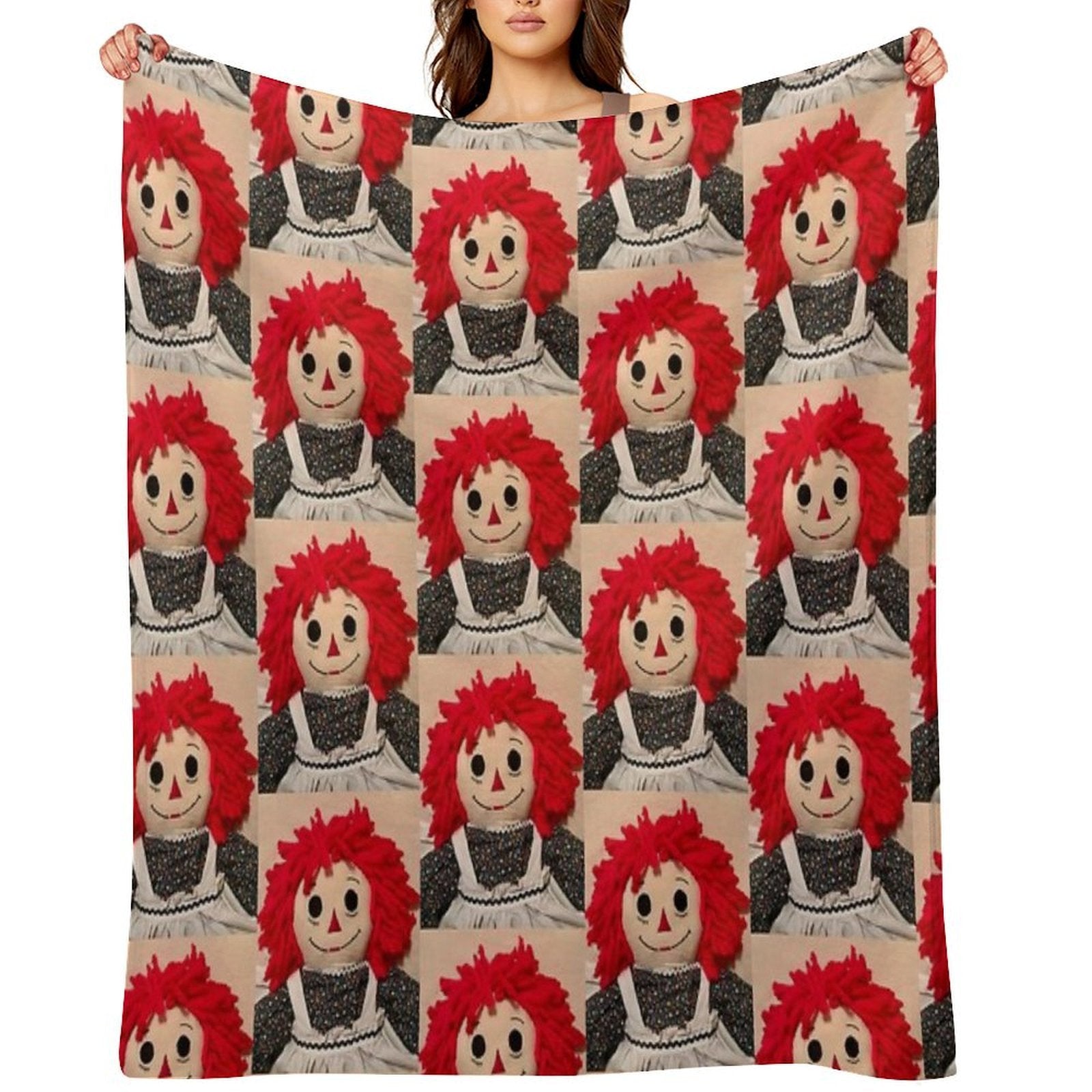 Sweet Raggedy Ann 2 Throw Blanket