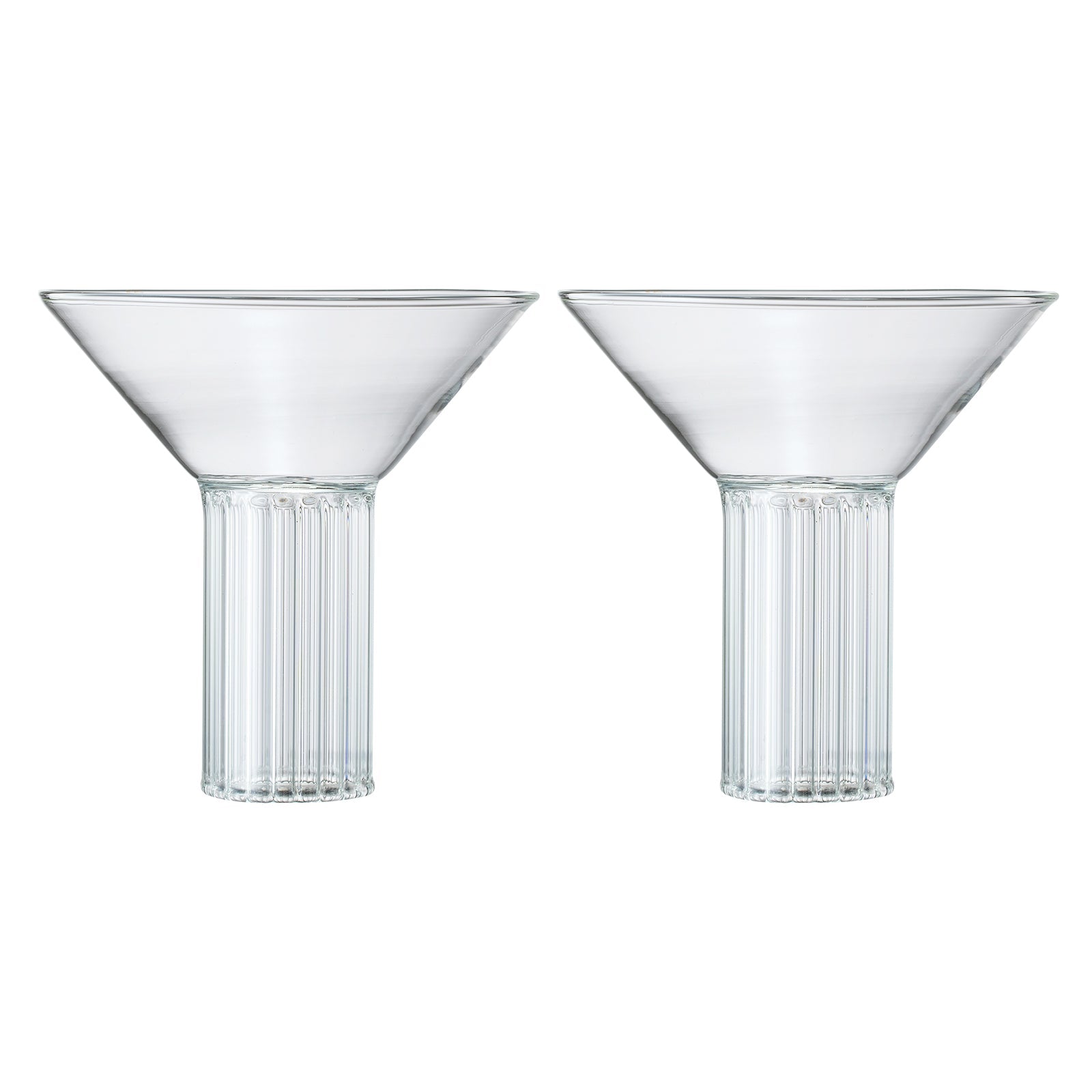 Rialto Martini Cocktail Glassware, Set of 2