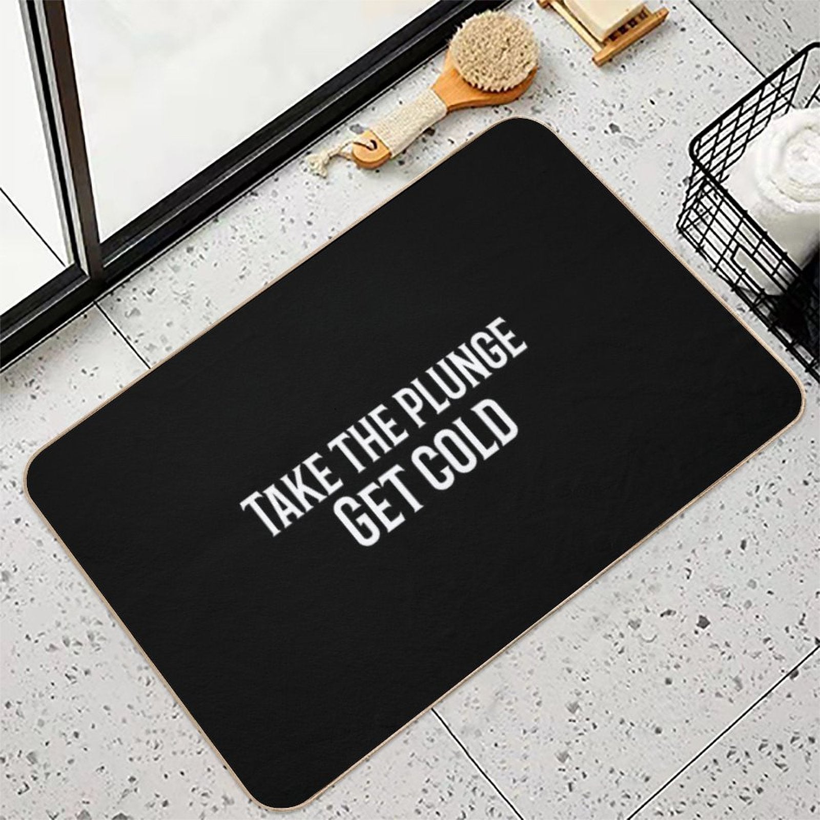 Take The Plunge. Get Cold Bath Mat