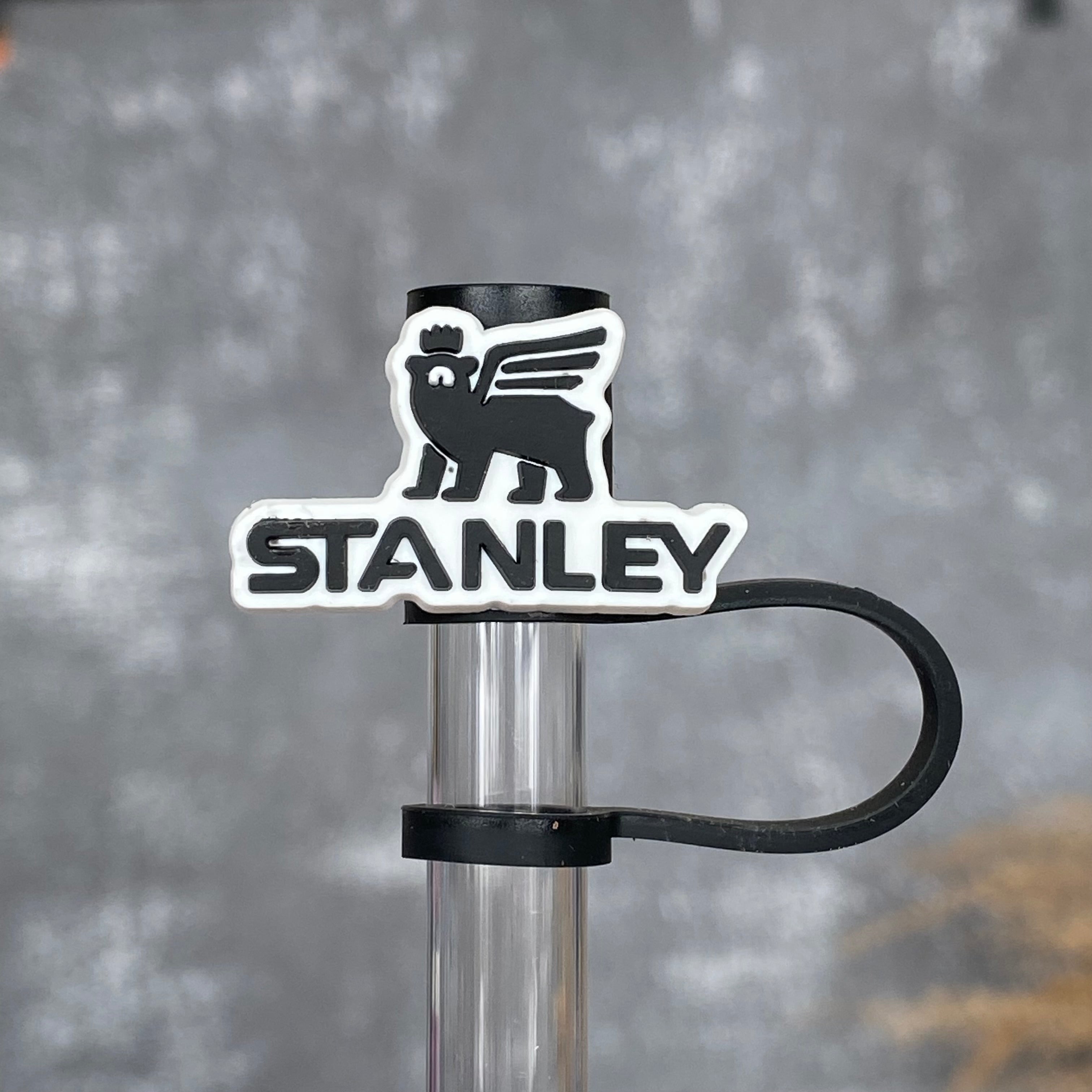 Stanley Straw Topper - Black and White