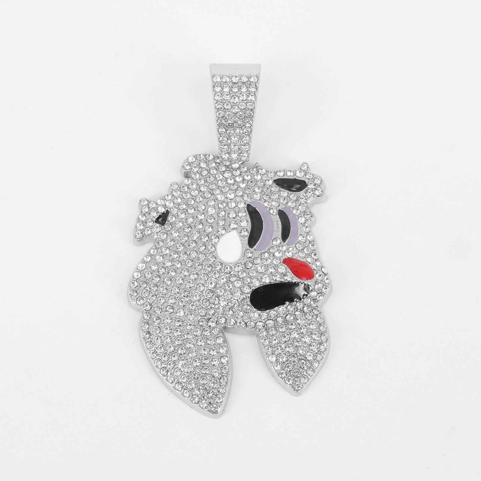 Jewelry Fashion Rabbit Head Pendant Necklace with High-Grade Cuban Chain for a Stylish Look