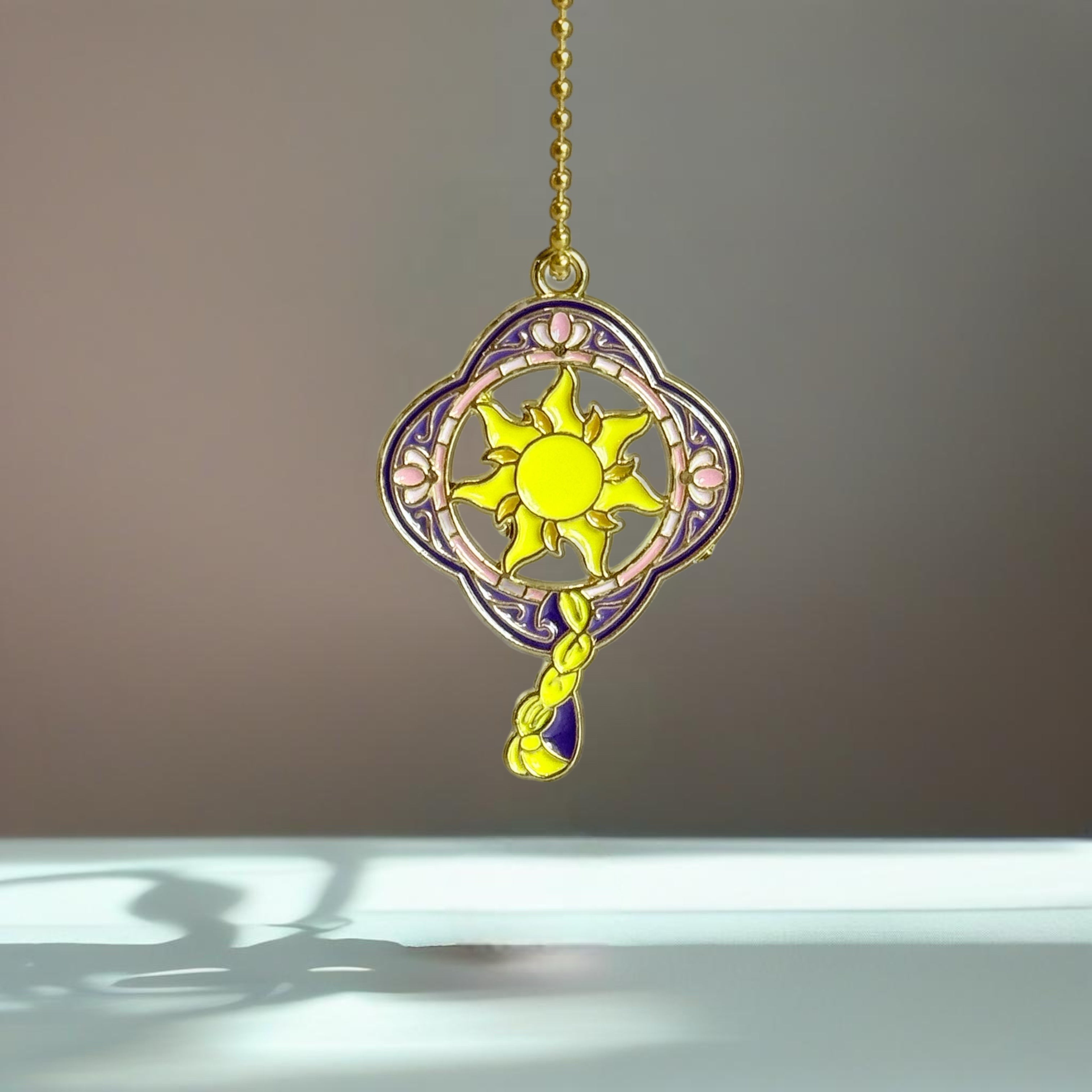 Rapunzel Sun Sign Charm - Tumbler Handle Charm