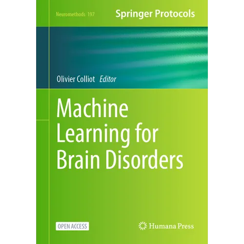 Machine Learning for Brain Disorders - Hardcover