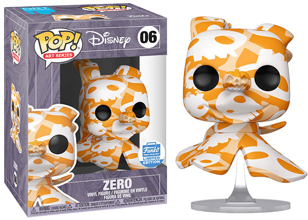 Zero (Art Series, Nightmare Before Christmas, No Stack) 06 - Funko Shop Exclusive