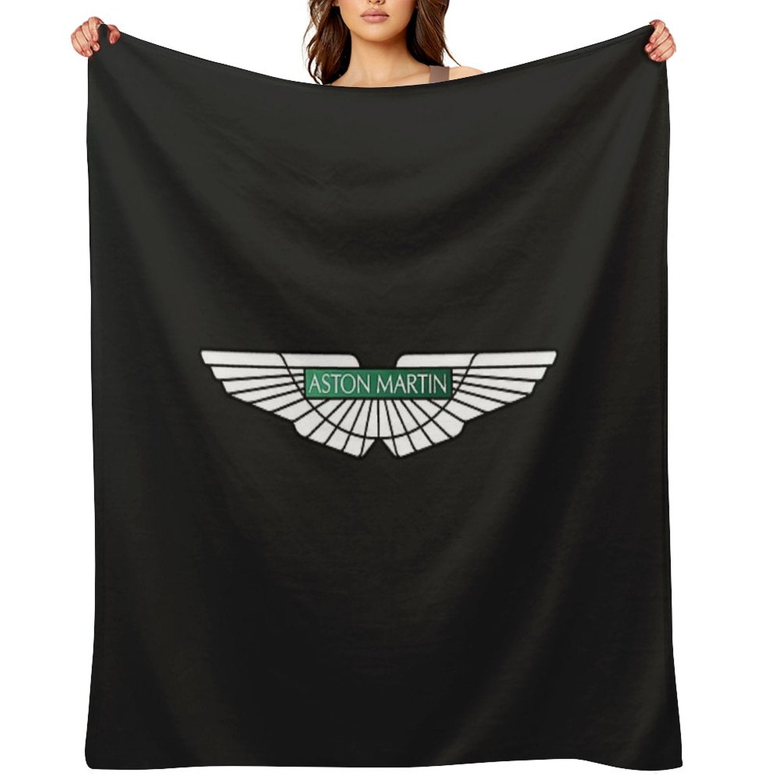 Aston Martin Logo Throw Blanket