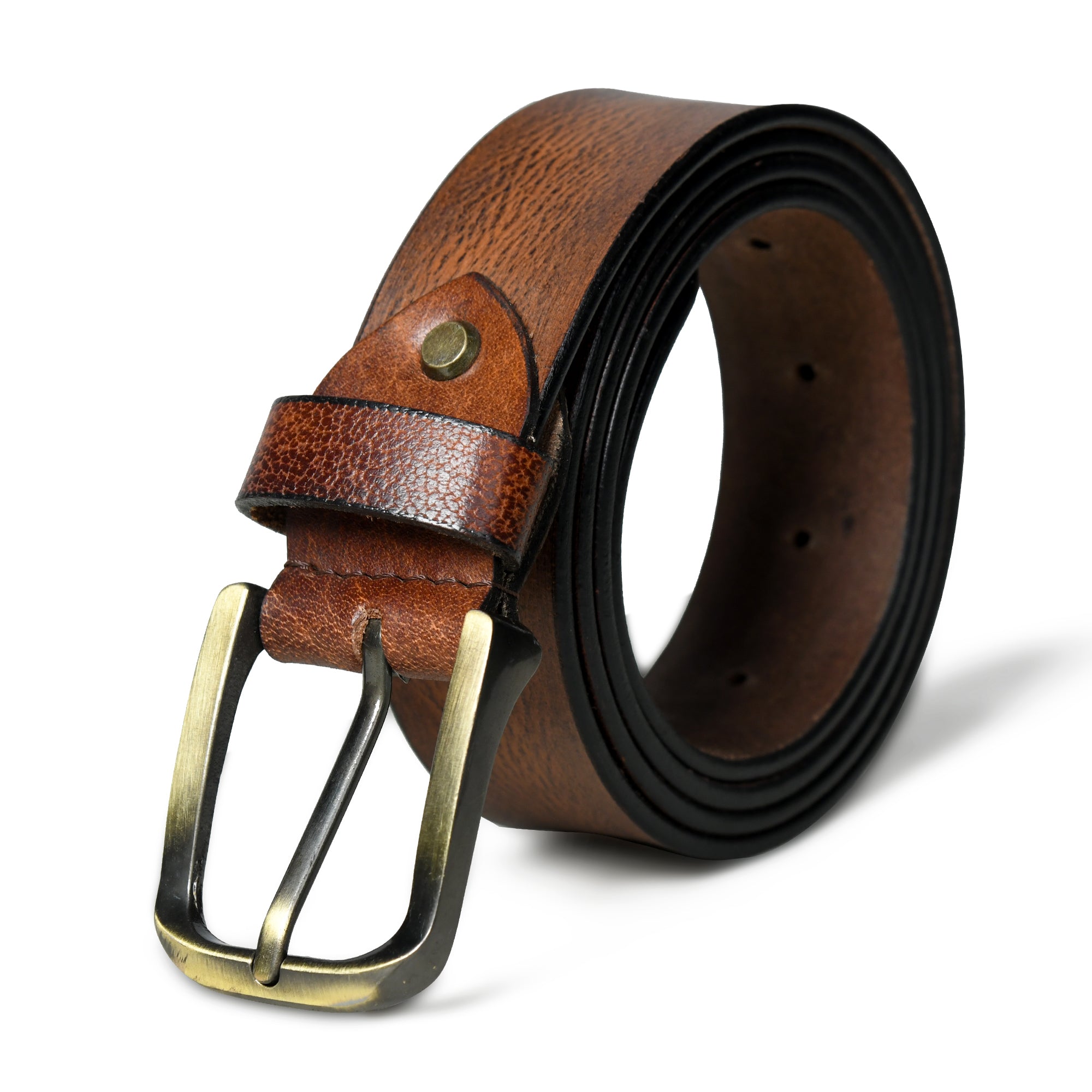 Eden Tan Men&amp;#39;s Leather Belt