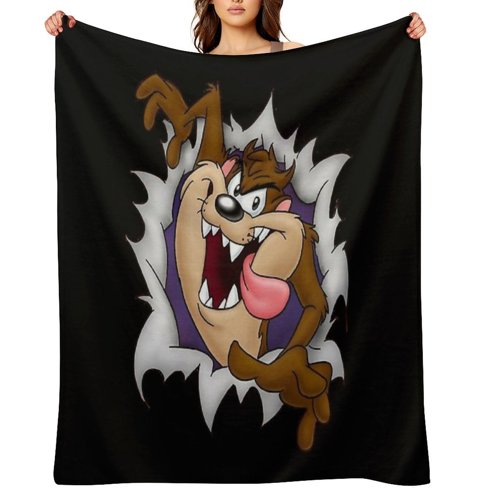 Tasmanian Devil Throw Blanket