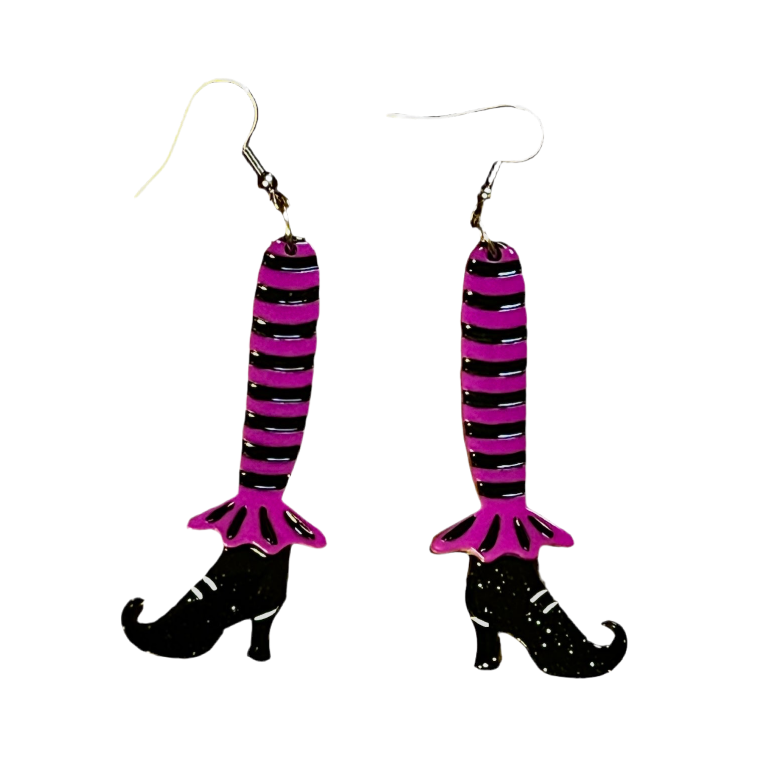 Bewitching Booties Earrings in PURPLE by Lipstick &amp;amp; Chrome