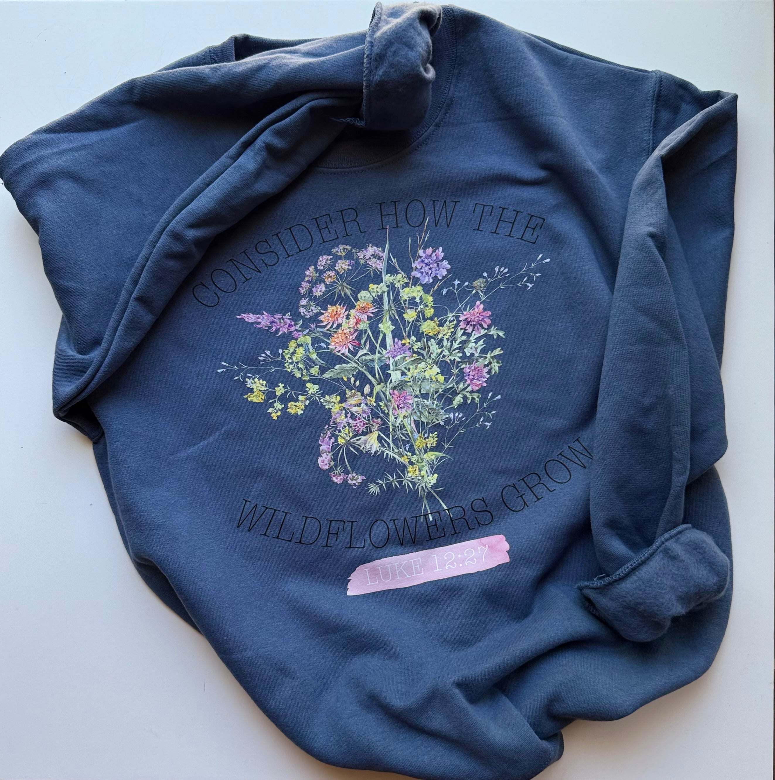 “Consider How The Wildflowers Grow” Graphic