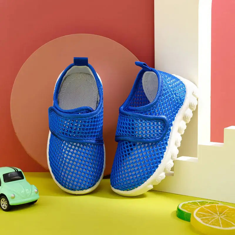 Style Loft Collection Breathable Woven Mesh Velcro Shoes