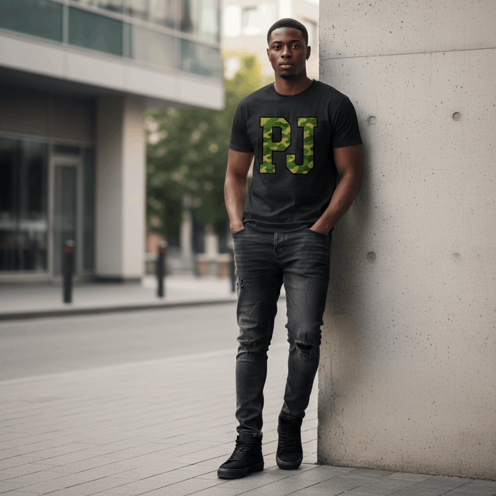 Camouflage Oversized Essential Eco-Friendly T-Shirt