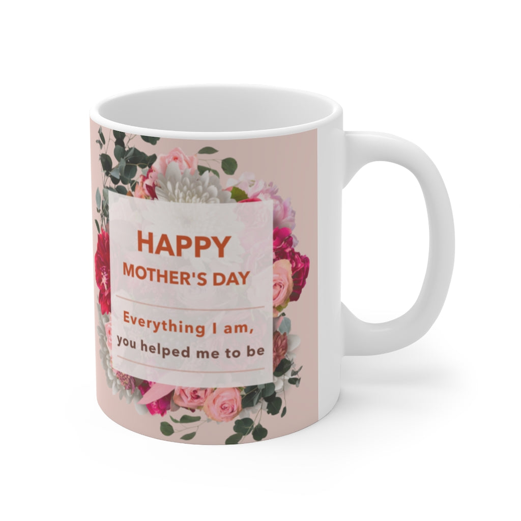 Happy Mother&amp;#39;s Day Floral Theme Mug 11oz