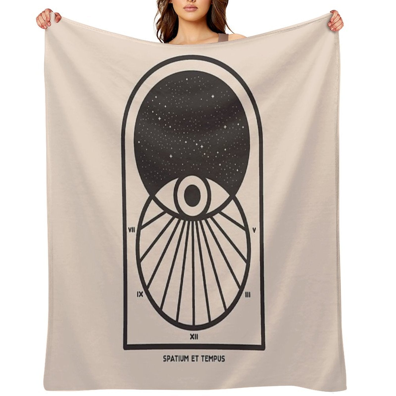 Space And Time Throw Blanket