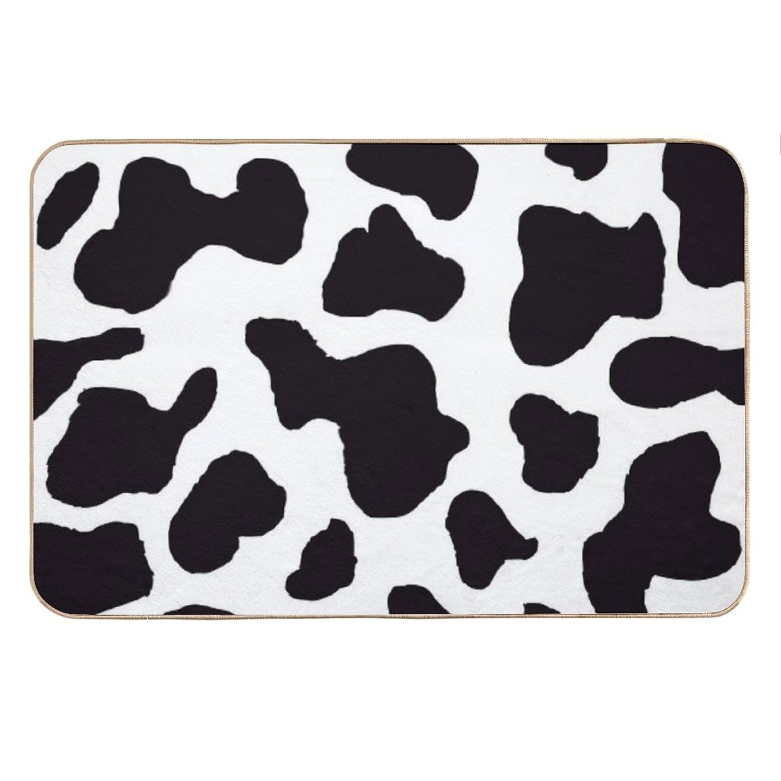 Cow Print Bath Mat