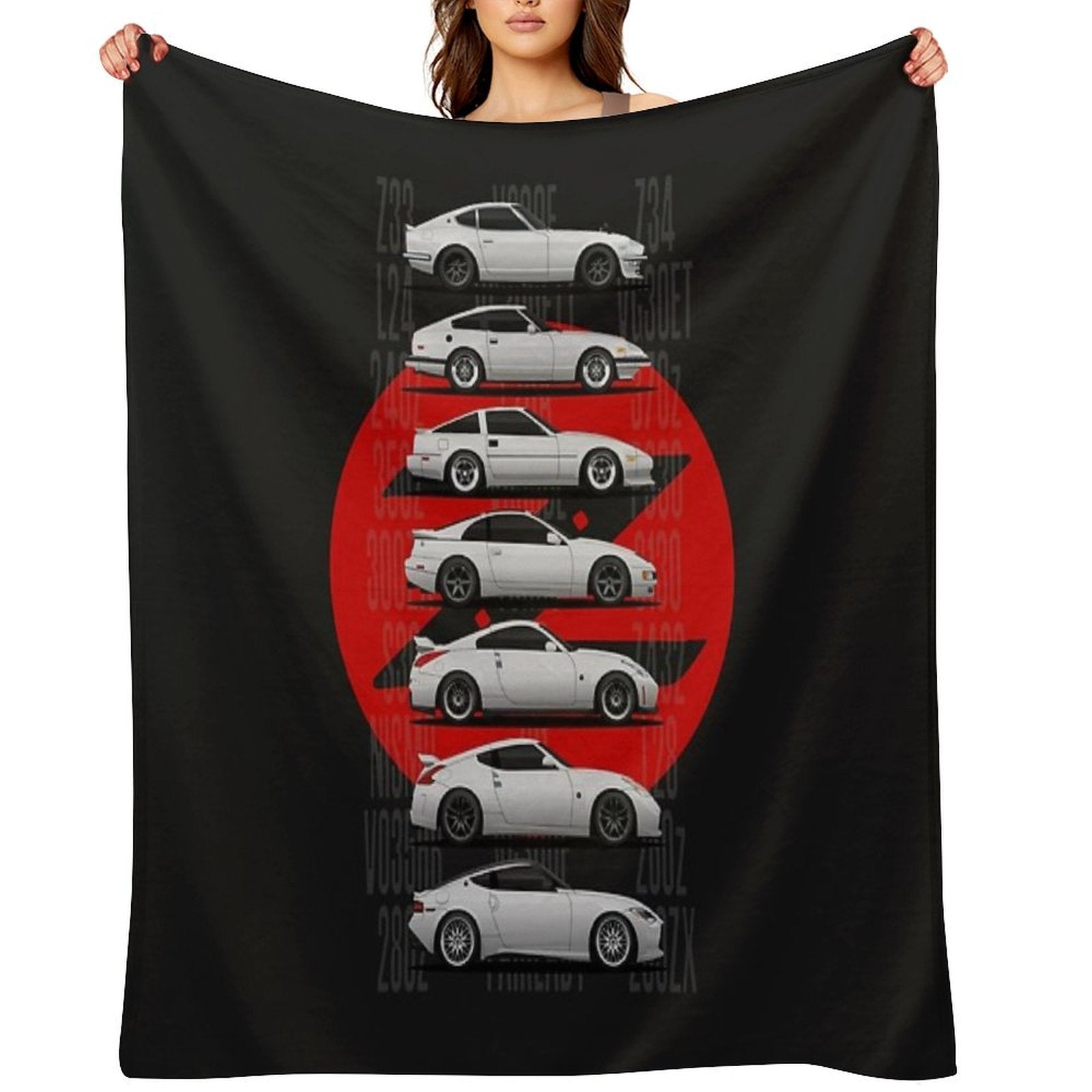 Z Generations (White) Throw Blanket