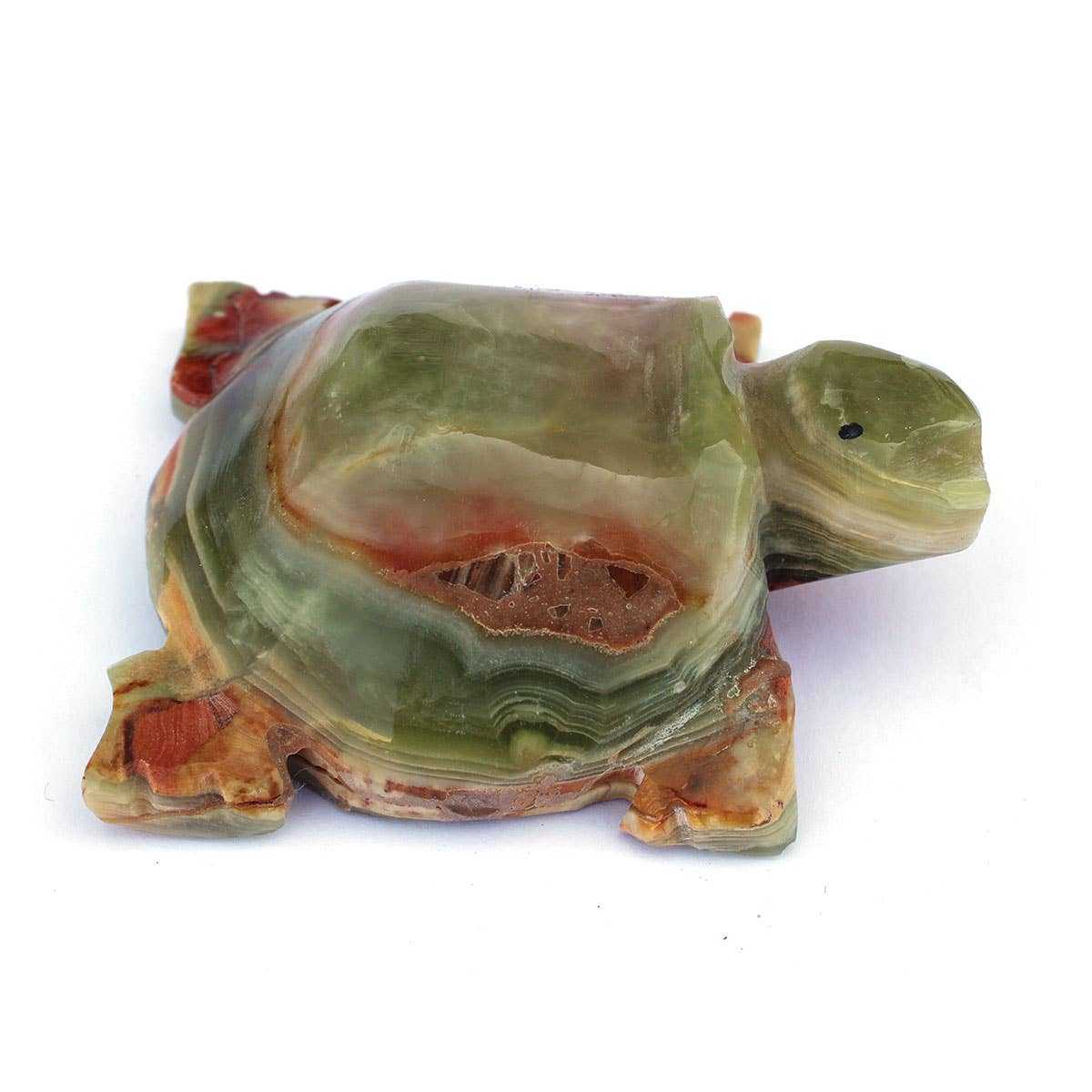 3&amp;quot; Hand-Carved Onyx Turtle Figurine