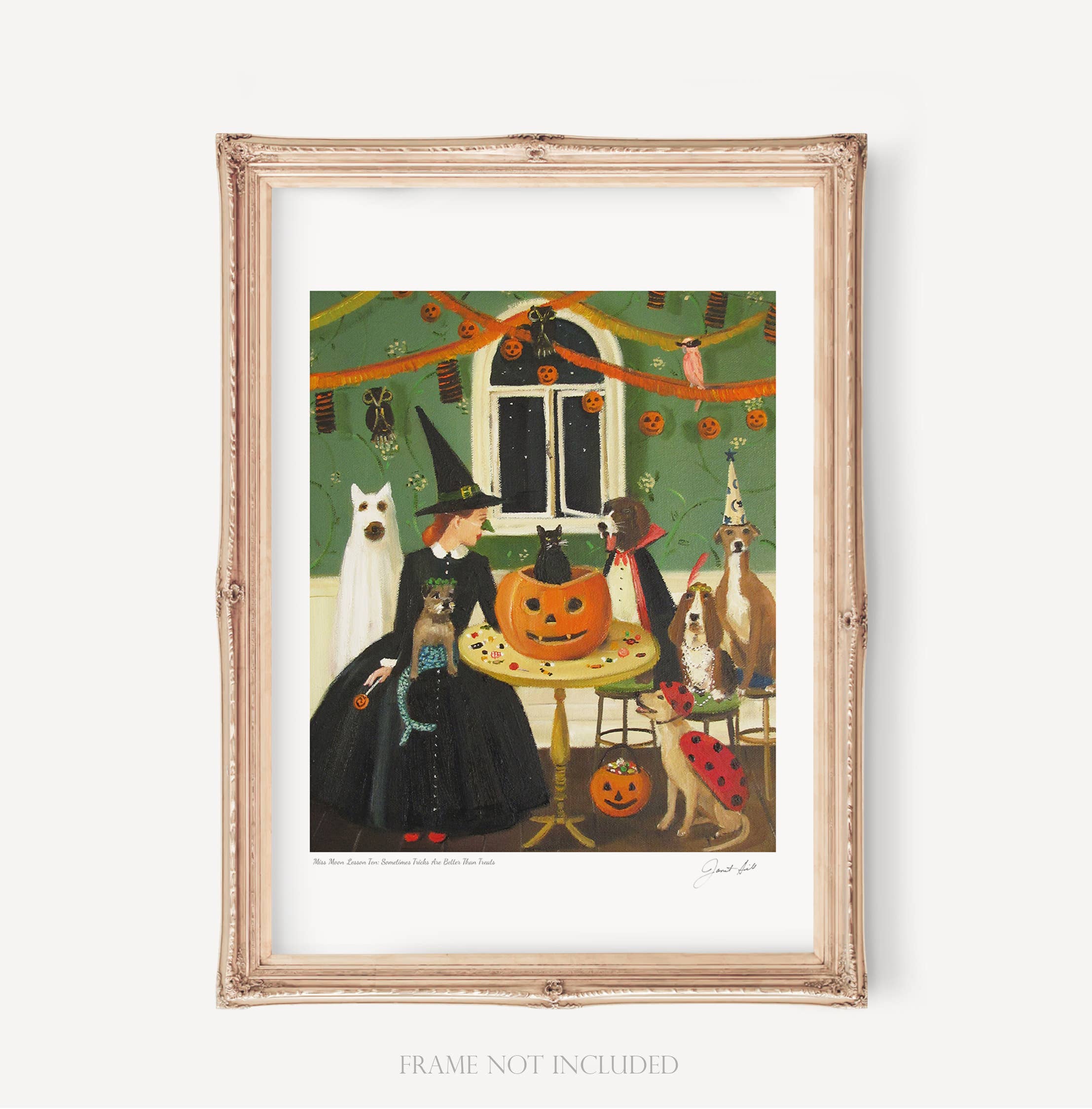 Miss Moon Lesson Ten. 11&amp;quot;x14&amp;quot; Art Print