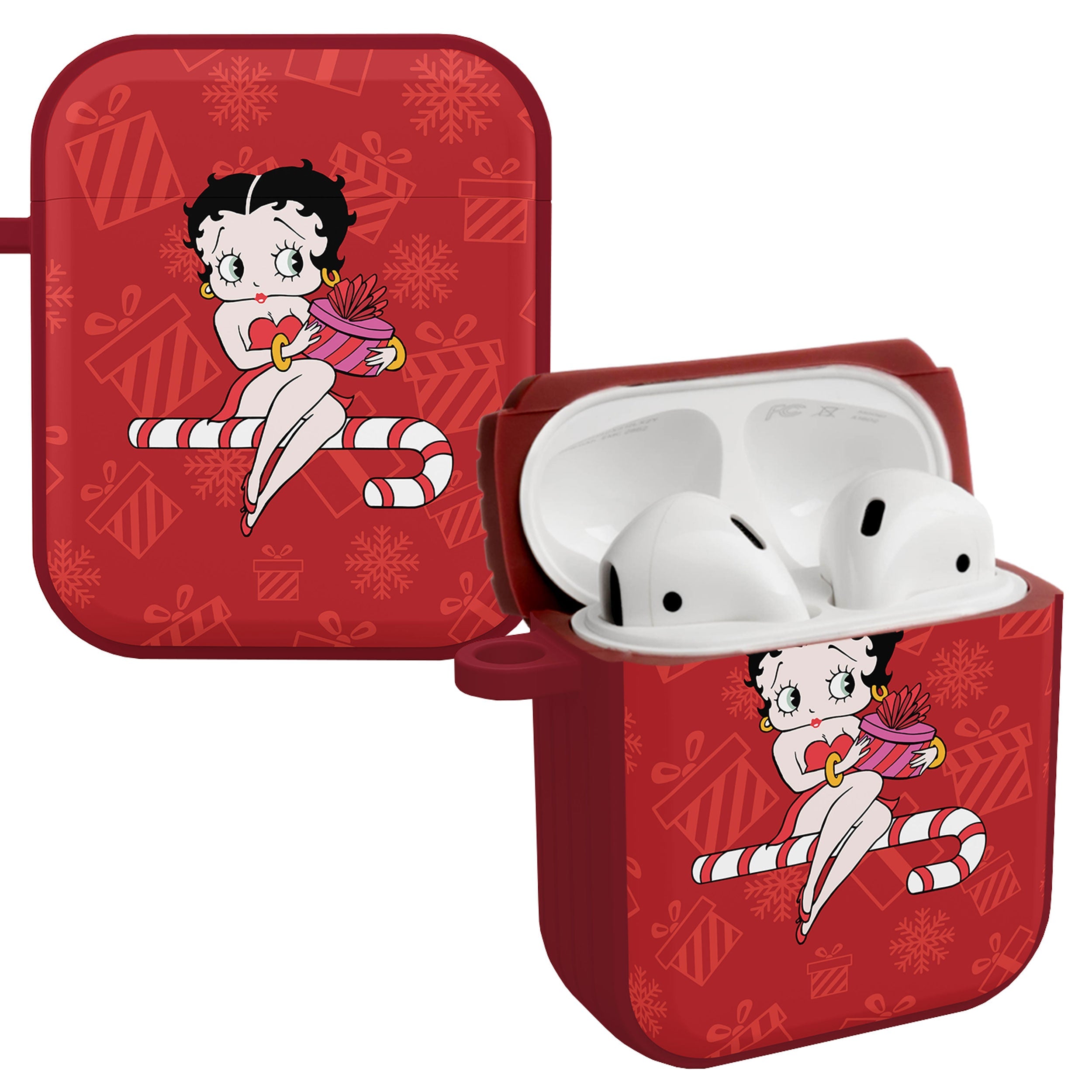 Betty Boop Christmas HDX Apple AirPods Gen 1 &amp;amp; 2 Case Cover